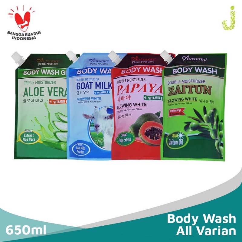 PROMO BODY WASH GEL ALL VARIAN 650ML