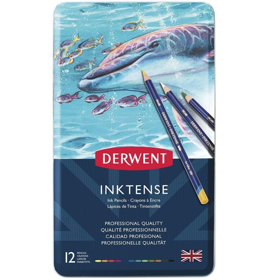 

Derwent Inktense Pencils Color Set 12 Tin