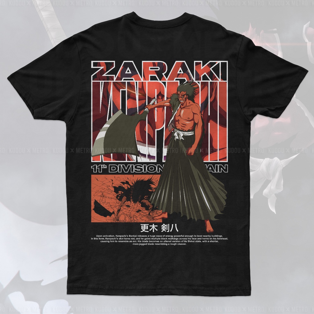 Kaos Kenpachi Bankai Anime Manga Bleach Premium Unisex