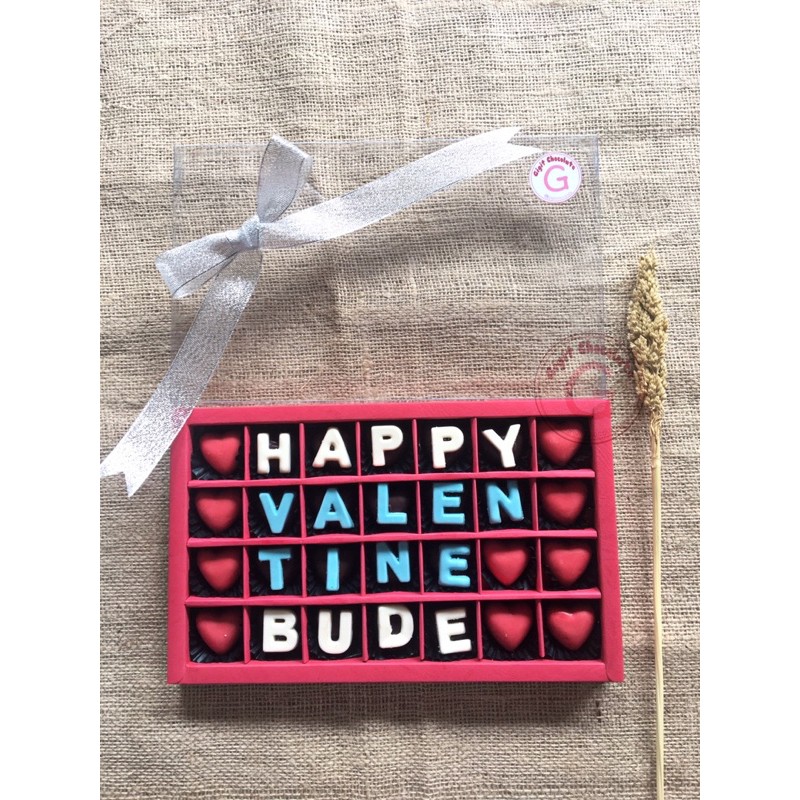 

Coklat Sekat 4x7 by Gigit Chocolate | Kado Romantis Coklat Romantis Anniversarry Valentine Mensiv