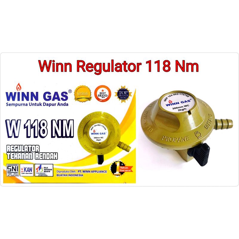 Winn Regulator Tekanan Rendah 118M / 118NM