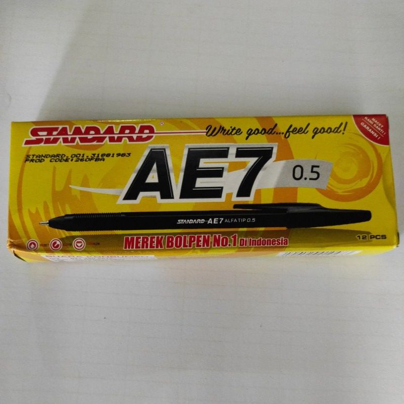 

BOLPEN STANDAR AE7