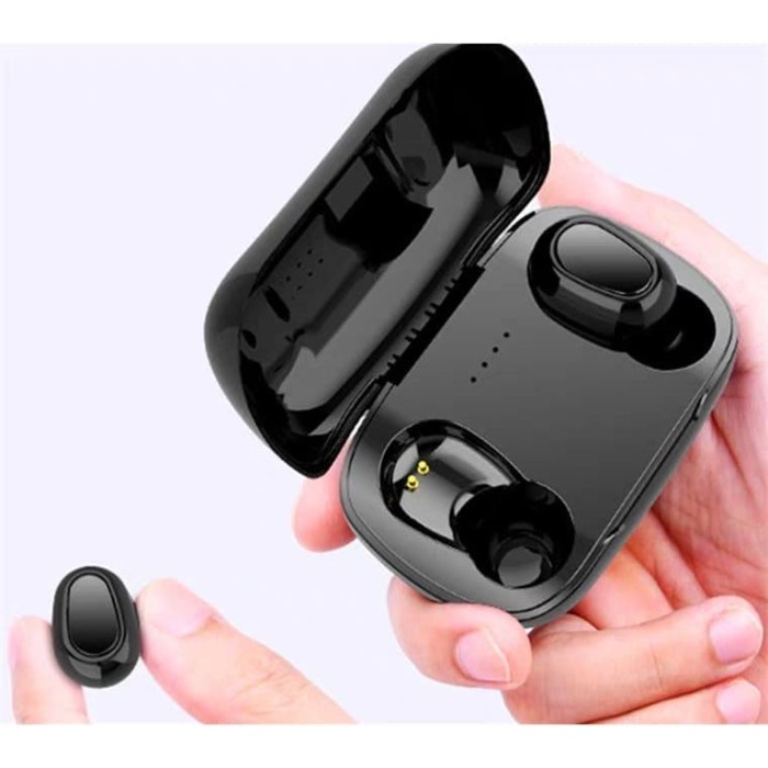 EARPHONE BLUETOOTH TWS L21 WIRELESS BLUETOOTH 5.0 UNTUK ANDROID IPHONE