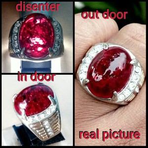 CINCIN BATU MERAH SIAM PECAH SERIBU DENGAN RING BAJING LEBIH MURAH