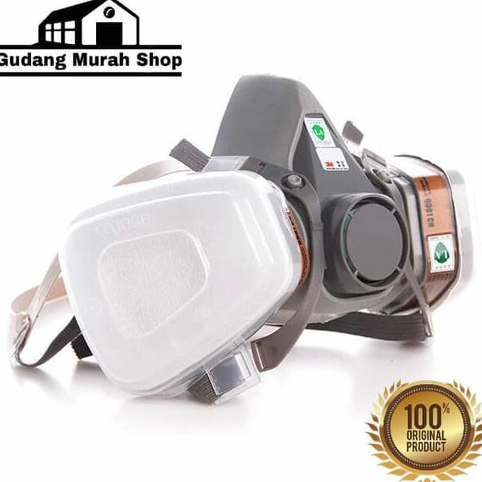 MASKER GAS RESPIRATOR FULL FACE 6200