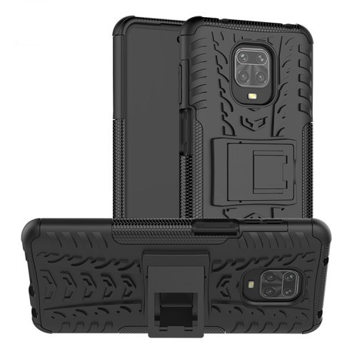 HYBRID STANDING soft case xiaomi redmi note 9 / note 9 PRO / note PRO MAX RUGGED DAZZLE CASE