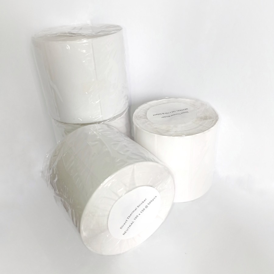 

Kertas Thermal Sticker Label Barcode A6 100 X 150 mm 500 pcs