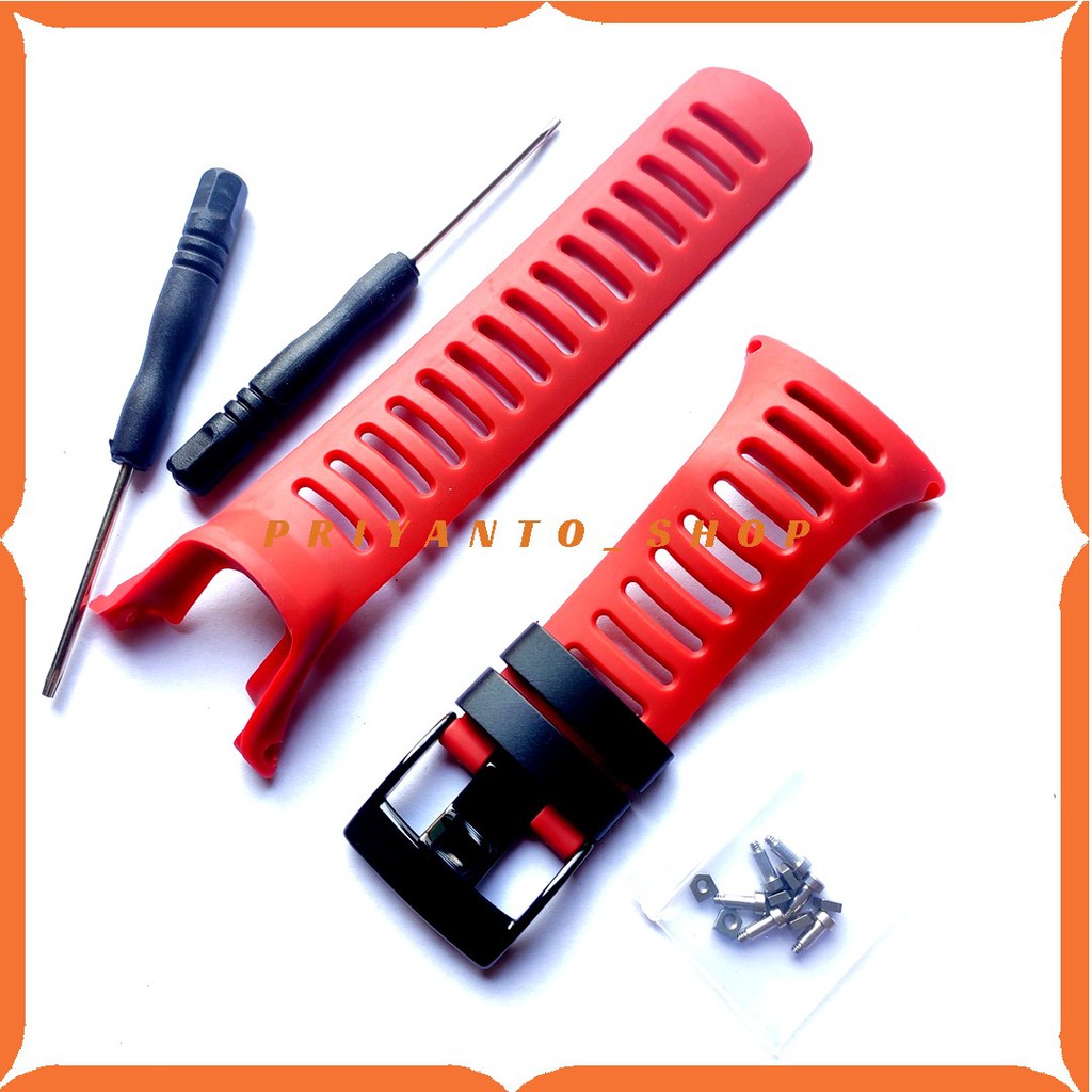 STRAP TALI JAM TANGAN SUUNTO AMBIT 1 2 3 SUNREST OUTDOR ORIGINAL RED