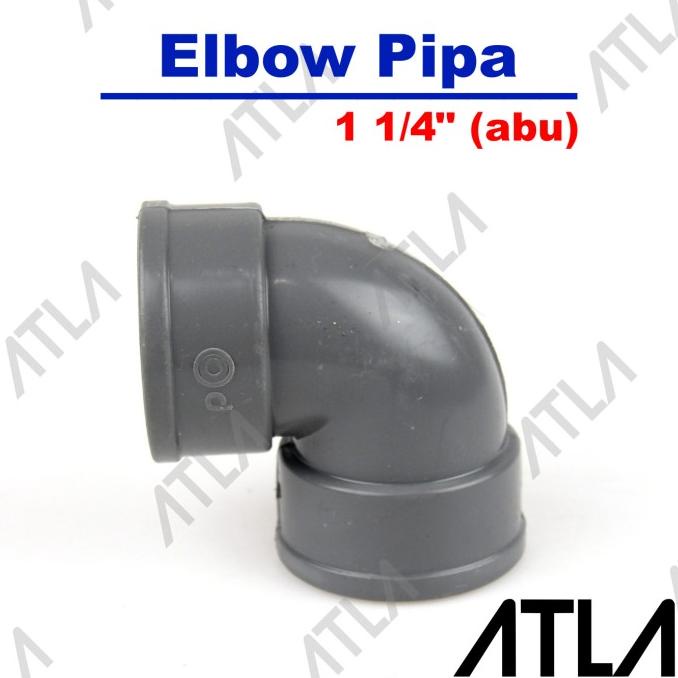 FREE ONGKIR Elbow Pipa 1 1/4" PVC Cabang Knee L Sambungan Pipa 1 1/4 inch ICP076