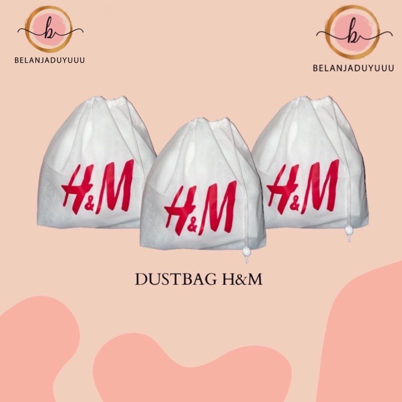 H&amp;M Dustbag / Sarung Tas / Dustbag Serut / Db Pengganti