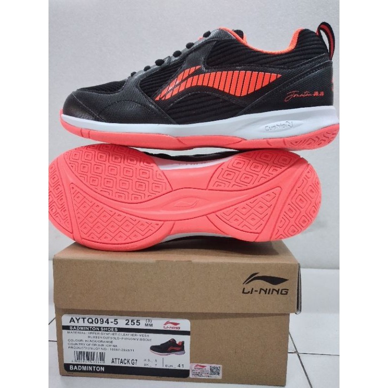 Sepatu Badminton Lining Attack G7 Original