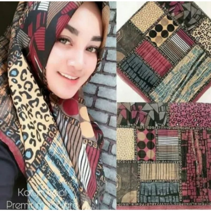 KERUDUNG SEGI EMPAT DEENAY TERBARU KUALITAS VOAL PREMIUM