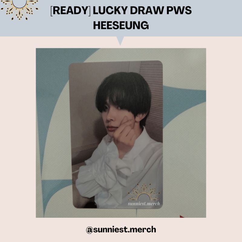 LUCKY DRAW D:A HEESEUNG PWS || LD HEESEUNG PWS