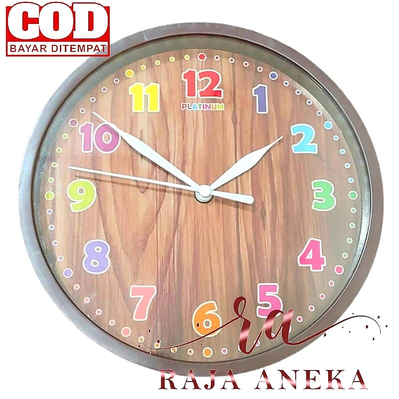 Jam Dinding PERFECT PT-018 Kayu Bulat Minimalis 18 Best Seller dual fungsi JAM MEJA  DINDING