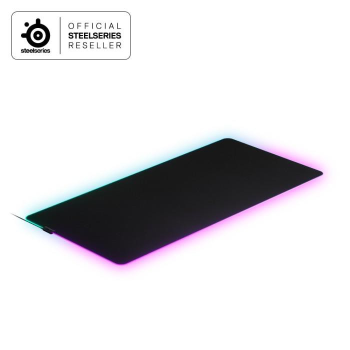 Steelseries Qck Prism Cloth 3 XL RGB - Gaming Mousepad - W 1220 x L 590 x H 4mm - Original