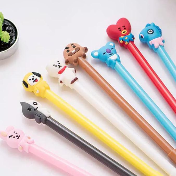 

Pulpen Gel Tinta Warna Hitam BTS/BT21 - BTS OBRAL