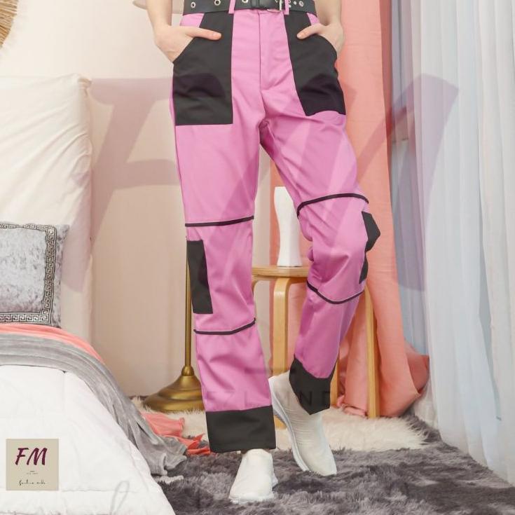 

➞Ready❇➞ DZDBP CARGO PANTS MILENIAL Cewek Cowok FREE BELT 95 Baru