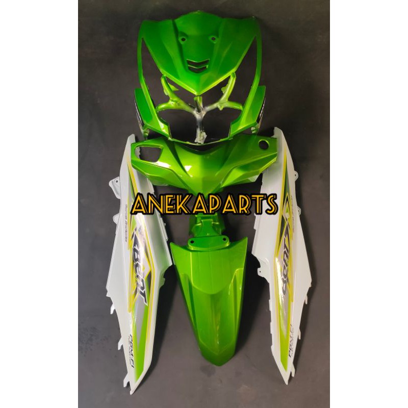 body halus full set Beat fi hijau putih pluss stripingg