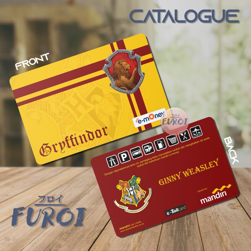 Custom Flazz BCA | Custom Emoney Mandiri | Harry Potter | Hogwarts