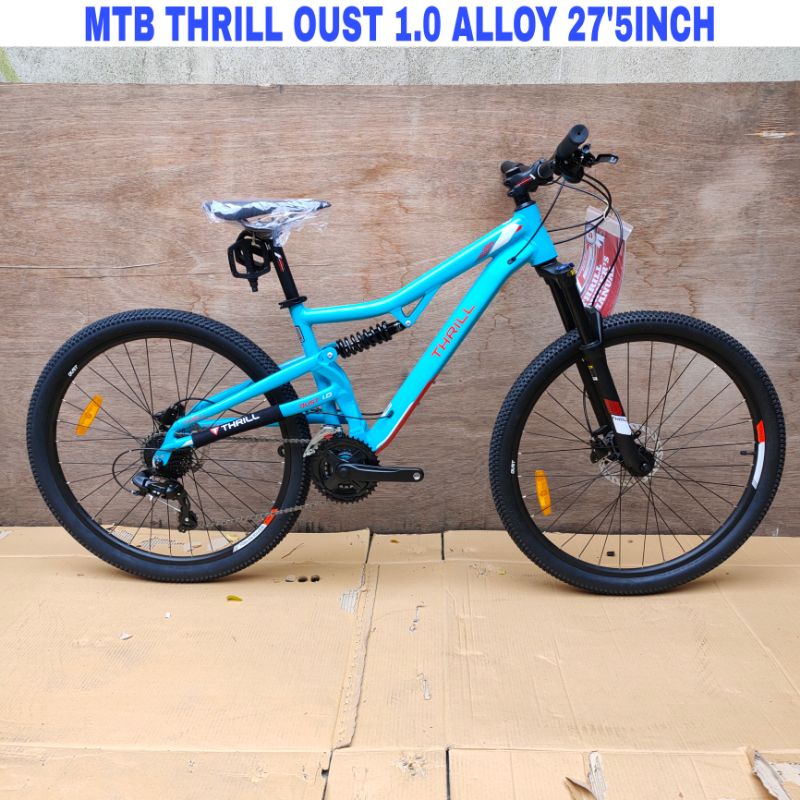 Sepeda Gunung MTB Thrill Oust 1.0 Alloy 27'5Inch Rem Hydraulic
