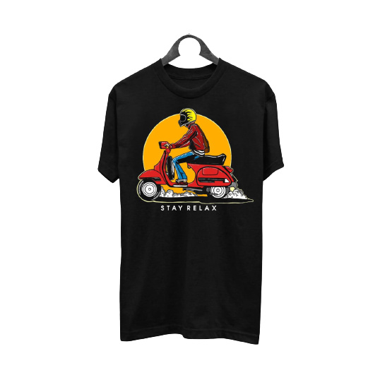 T Shirt Baju Kaos Distro Pria Wanita Cotton Combed 30s Murah D40