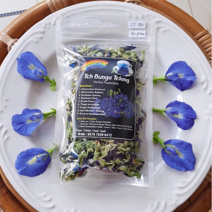 

TehBungaTelang/ButterflyPeaFlower/Rempah/MinumanHerbal/MinumanSehat/Tradisional