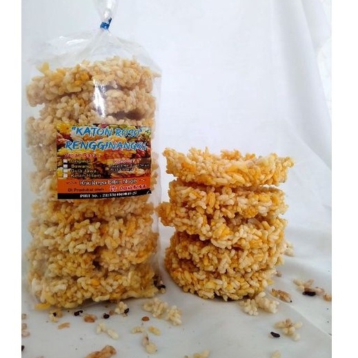 

Rengginang Matang Rasa Bawang Isi 9keping 250gr