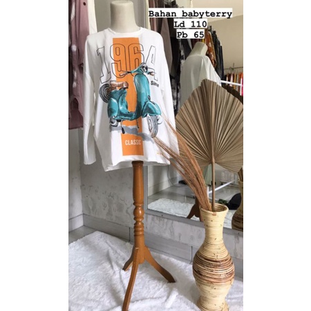 KAOS IMPORT VESPA WANITA