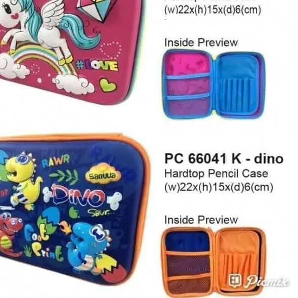 

Kotak Pensil Anak Smiggle Look A Like Motif Timbul 3D