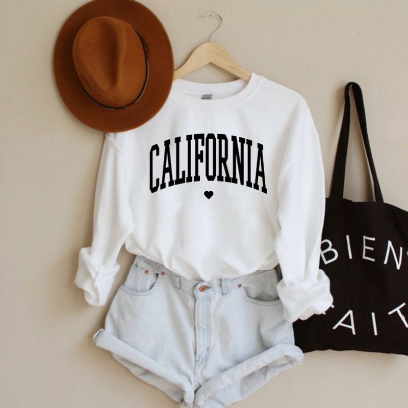 Sweater CALIFORNIA Big Size (S - 6XL) Jaket Sweatshirt Jumbo Loose Oblong Distro Oversize Pria Wanita M L XL 2XL 3XL 4XL 5XL