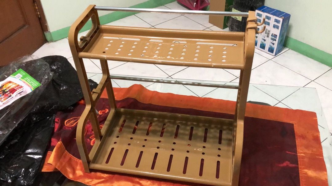 Tkis Rak Dapur Kamar Mandi Bumbu Perlengkapan Dapur Sabun Cuc-205