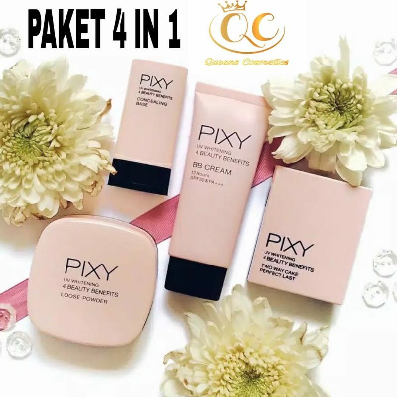 PAKET PIXY BEAUTY BENEFITS SERIES + AQUA MIST [ BONUS LIPCREAM ]