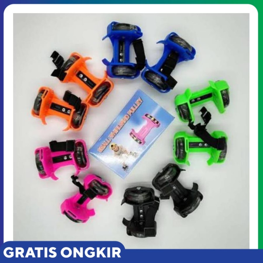 Roller Skates LED Sepasang | Flashing Roller