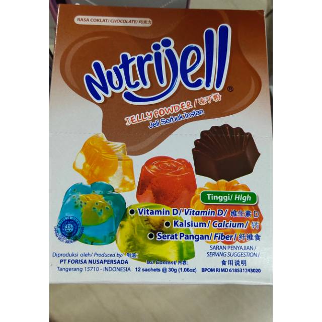 NUTRIJELL COKLAT  @30 gr*12 bks