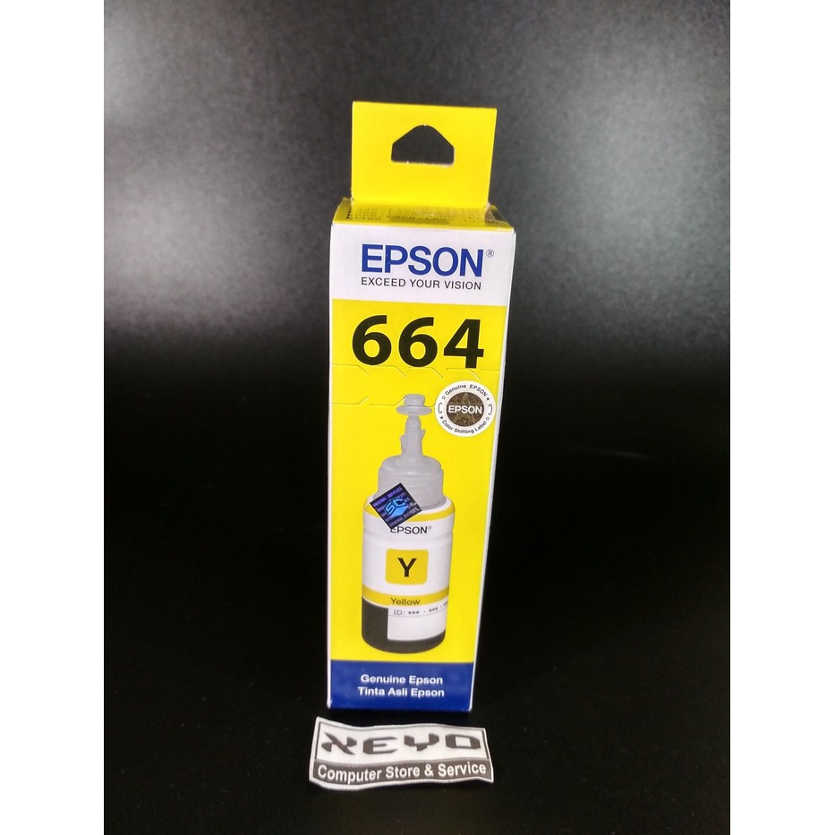 Epson T6644 Tinta Botol Epson L Series - Yellow Original