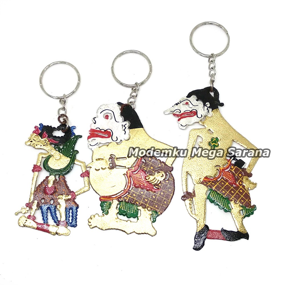 Souvenir Gantungan Kunci Wayang Kulit