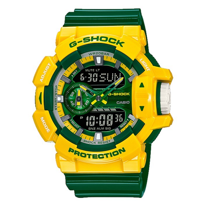 Casio G Shock GA 400CS 9A   Gshock GA400CS 9A Original   Bergaransi Limited