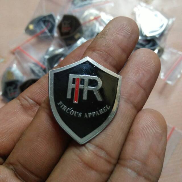 

Label plat tas kait belakang