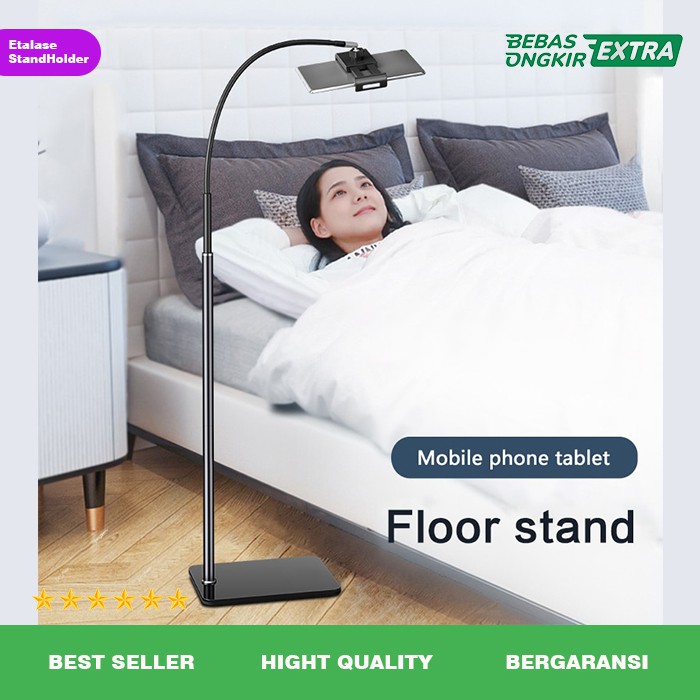 TaffSTUDIO Floor Stand Dudukan Smartphone iPad Lazypod Smartphone Tab