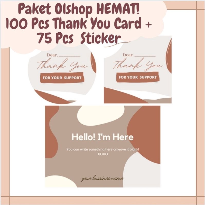 

TERMURAH Paket Olshop Paket packaging olshop Stiker olshop Label Hemat