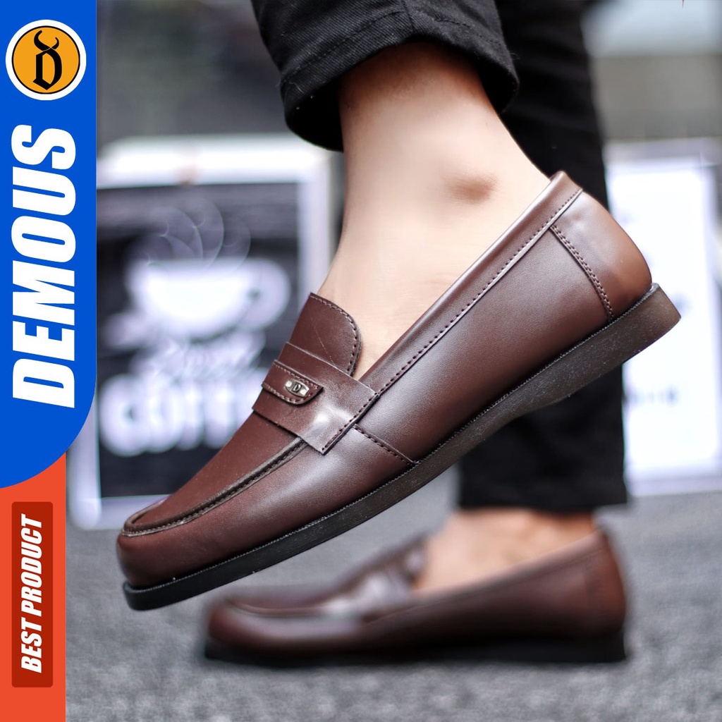 DEMOUS Eldor - Sepatu Formal Pria Pantofel