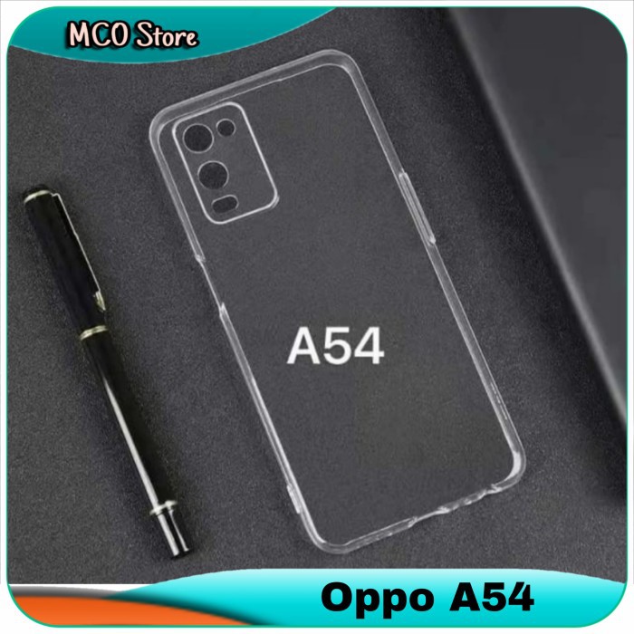 Casing Oppo A54 A54 Transparan Shockproof Silicone Case Silikon Cover