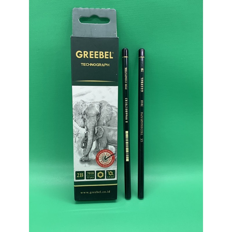 

Greebel Pensil 2B 12 pcs 7018