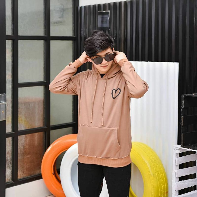 Sweater Hoodie Wanita Pria Love Zara