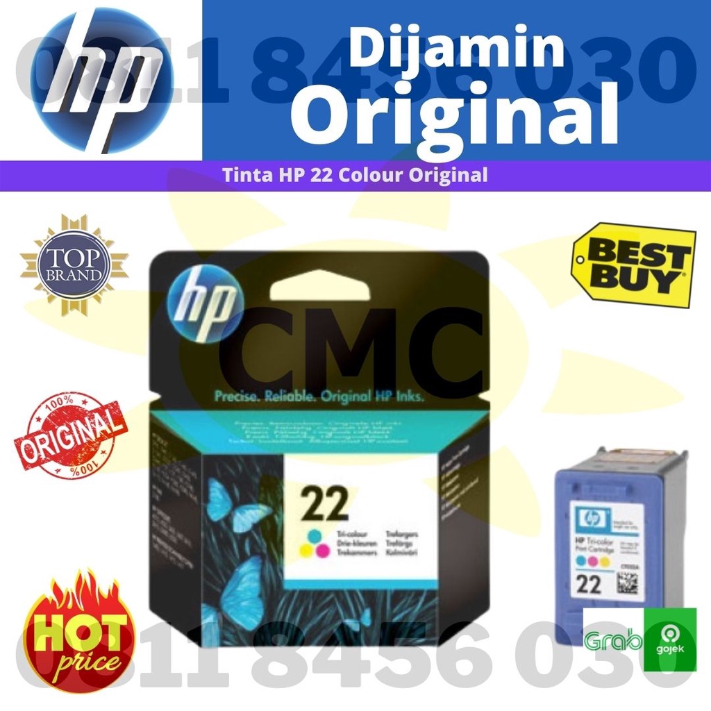 Cartridge Tinta HP 22 Color Ori