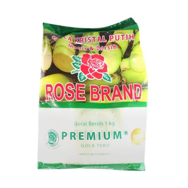 

Gula pasir rose brand 1 kilogram