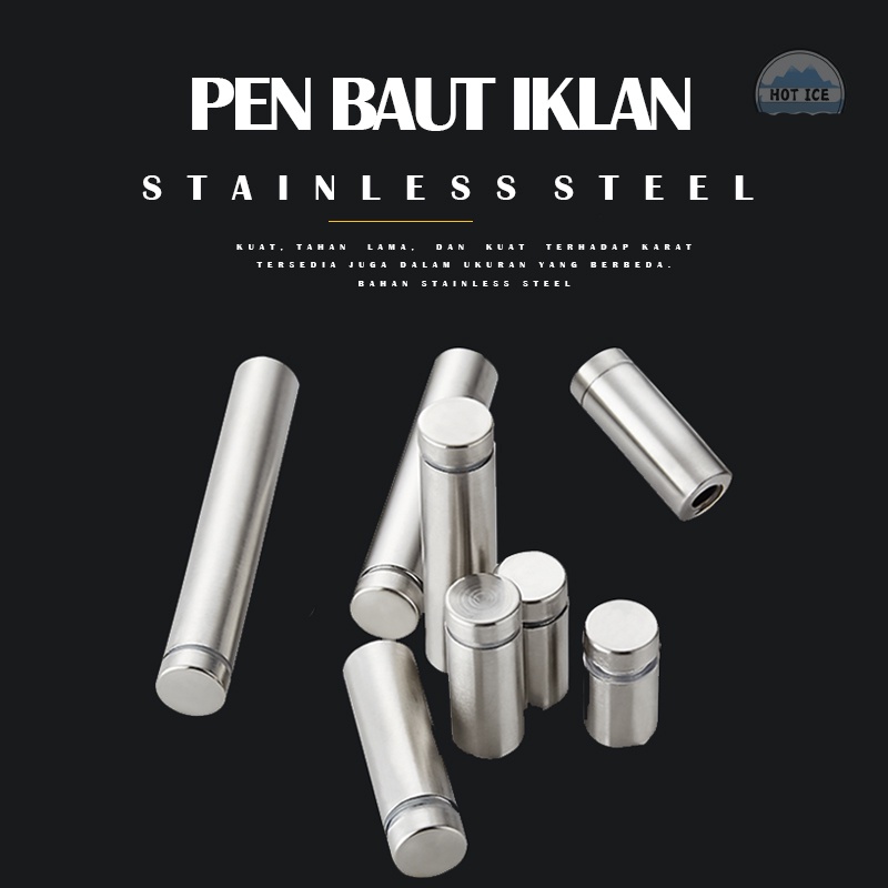 PEN IKLAN Pen Baut Iklan Baut Kaca Akrilik Baut Sign Board Baut Poster Dinding Reklame