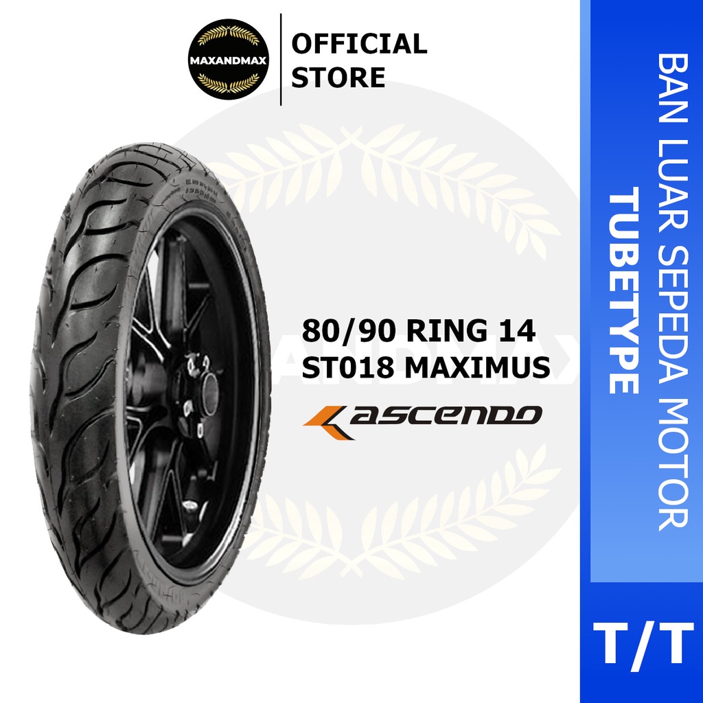 Ban Motor ASCENDO 80/90-14 ST018 MAXIMUS Tubetype Ring 14