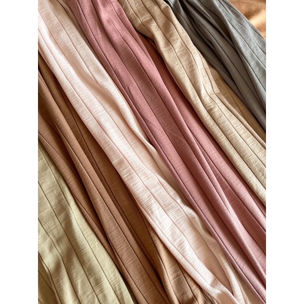 Tanno Set (Top+Pants Comfy dengan tekstur medium rib)-1