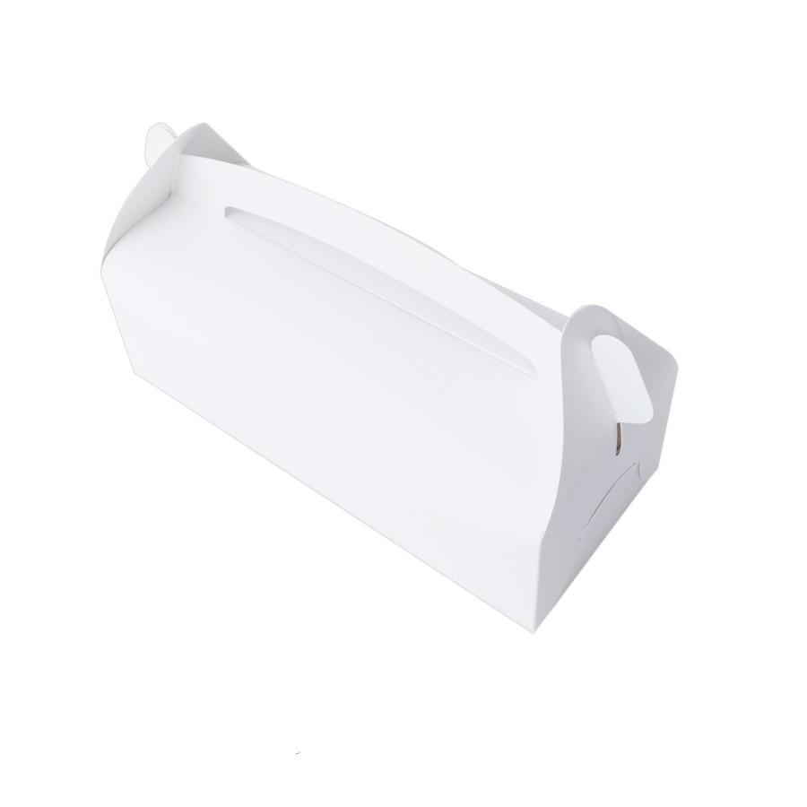 

[HARGA 10PCS] GABLE BOX : 30 x 10 x 7 cm / box brownies / box hampers- IVORY